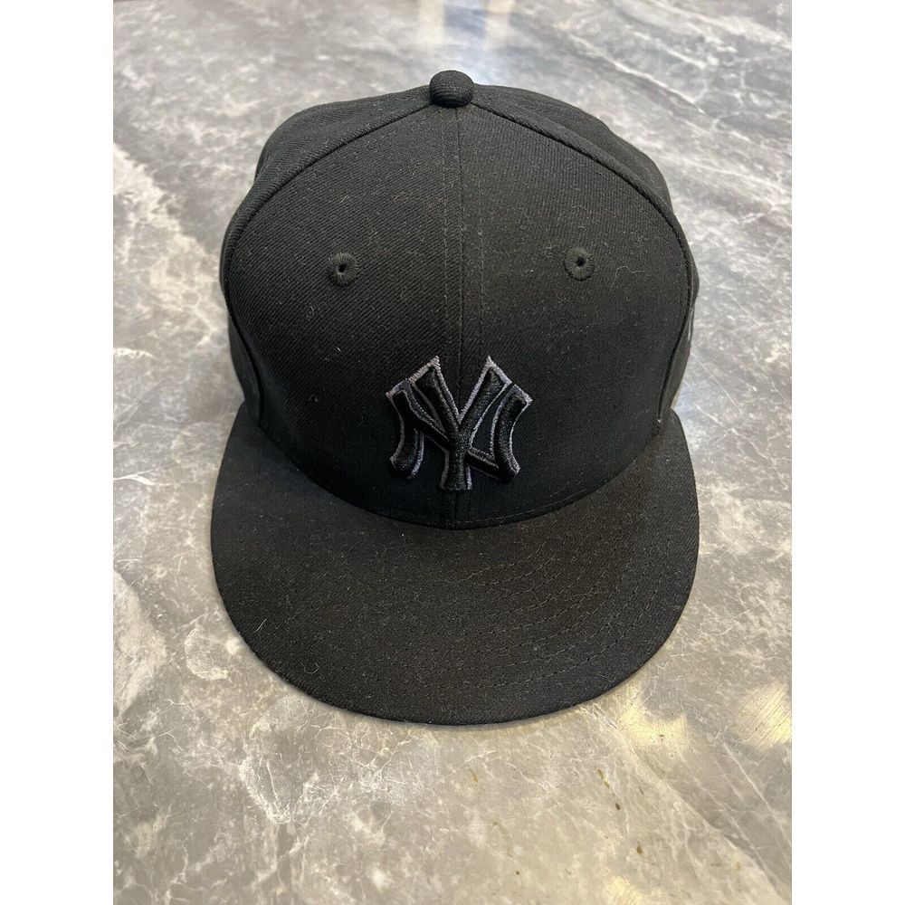 New York Yankees New Era Hat Big Logo 9Fifty Blue Cap Men's Snap Back 7 1/2